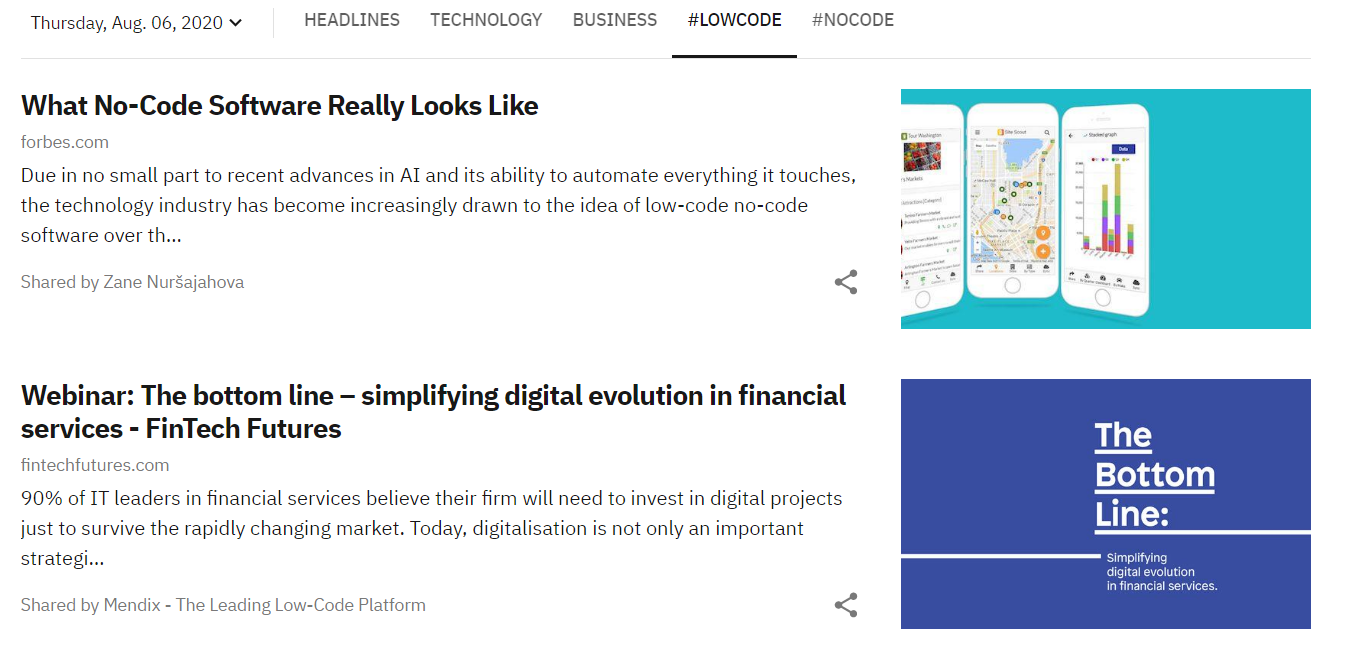 Top 10 Low Code-No Code Blogs & Resources to Follow in 2020